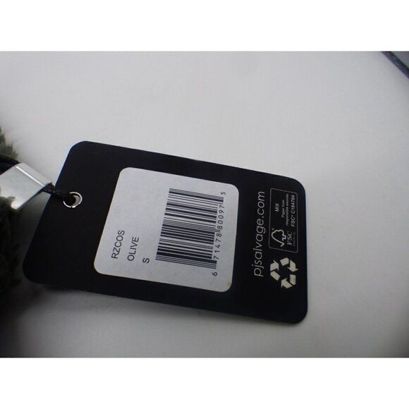 $48 P. J. Salvage Cozy  Star Print Sherpa Fleece Lounge Shorts, Olive (RZCOS), S - Picture 10 of 11